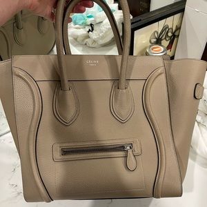 Celine mini luggage handbag